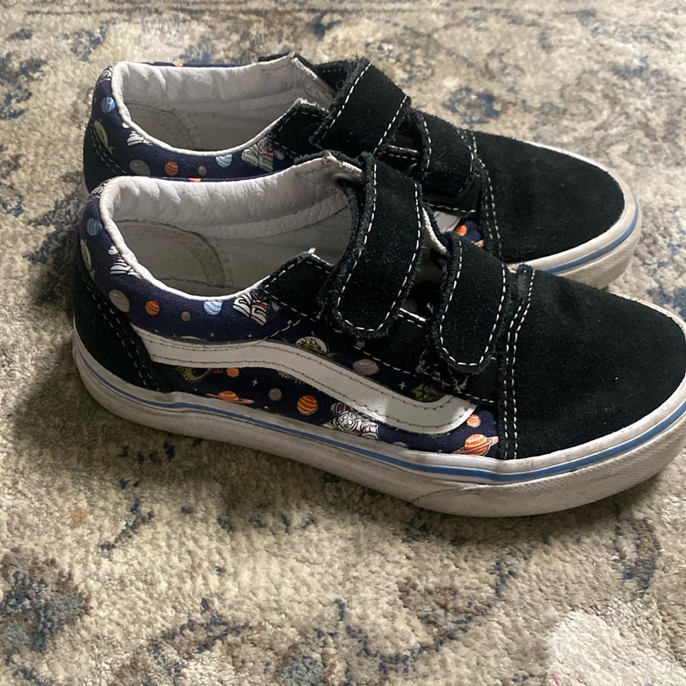 Vans Kids Sneakers Black with Space Print